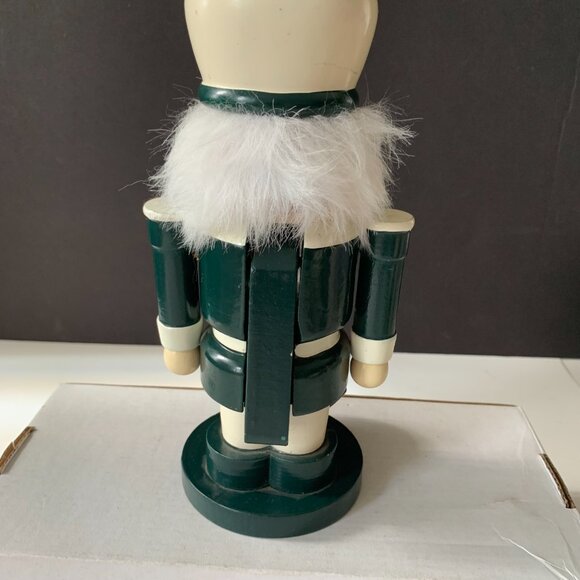 NEW YORK JETS NFL NUTCRACKER CHRISTMAS WOODEN FIGURINE 9" - Picture 3 of 8